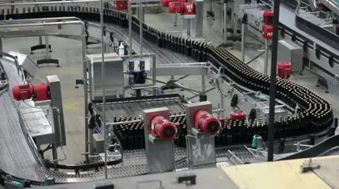 In a brewery. Bottling Plant Stock-Footage 10763066
