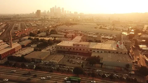 The Brewery, DTLA Stock Footage 129096431