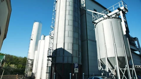 Brewery, factory, cistern, container, Stock Footage 89338126