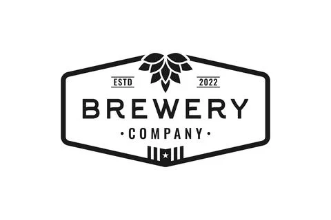 Brewery Logo Stock Illustration