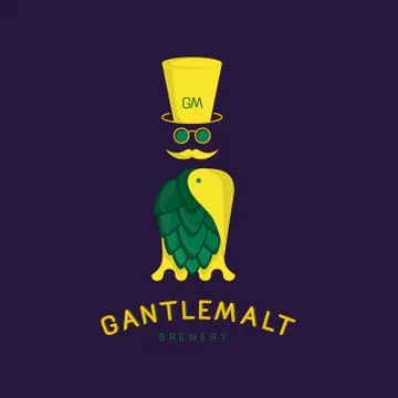 Brewery logo, illustration, vector Stock Illustration