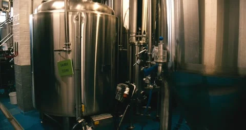 Brewery production tracking boards showing schedules and batch info Stock Footage 335143654