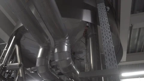 Brewery tanks Stock Footage 106596680