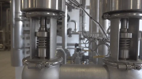Brewery tanks Stock Footage 106596702
