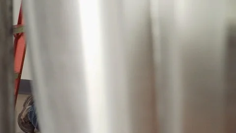 A Brewery Under Construction Stock Footage 87481135