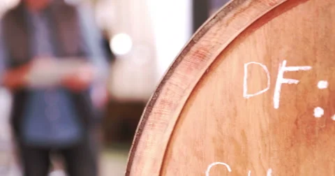 Brewery worker using tablet computer Stock Footage 59821761