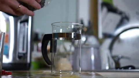 Brewing of black tea Stock Footage 74562746