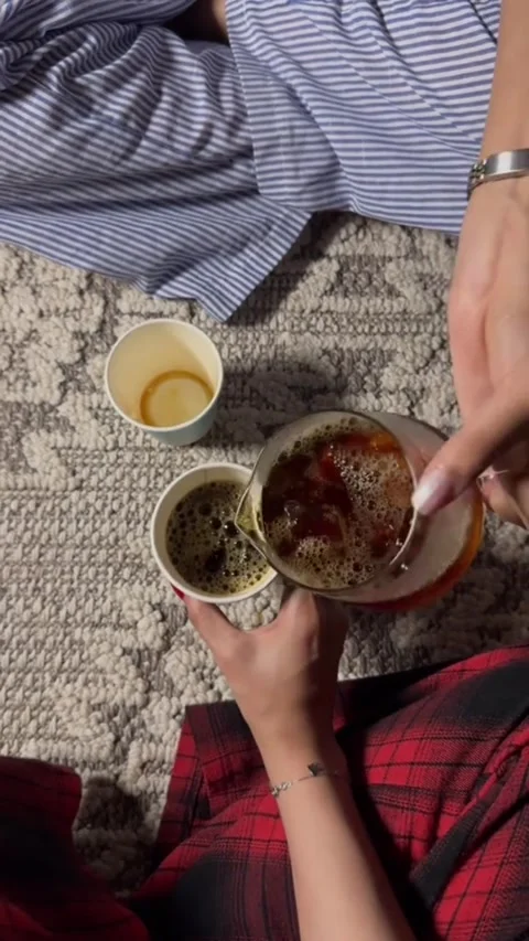 Brewing coffee drinks Stock Footage 316589202