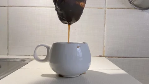 Brewing coffee Stock Footage 293326547