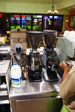 Brewing coffee Stock Photos