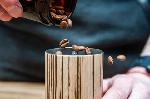 Brewing coffee Stock Photos