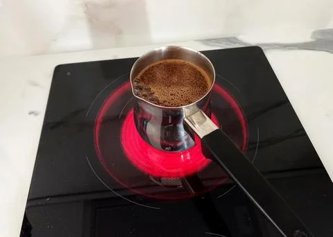 The brewing coffee Stock Photos