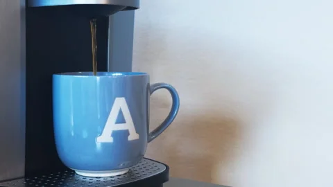 Brewing A Cup Of Coffee Stock Footage 337433717