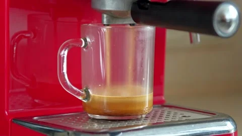 Brewing Espresso Capturing Perfect Moments of Coffee Enjoyment and Satisfaction Stock Footage 308790031