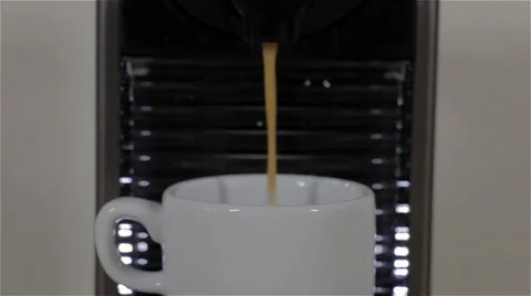 Brewing an espresso Stock Footage 36198704