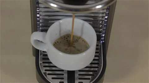 Brewing an espresso Stock Footage 36198714