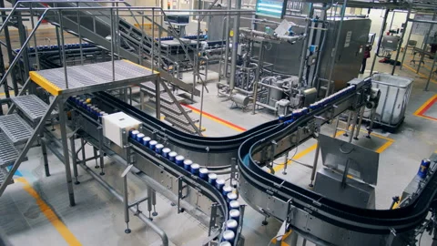 Brewing factory unit with functioning transporter 動画素材 101943464