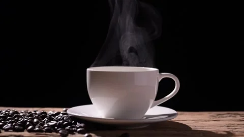 Brewing Fresh Coffee Kitchen Still Life Cozy Close-up Stock Footage 295470089