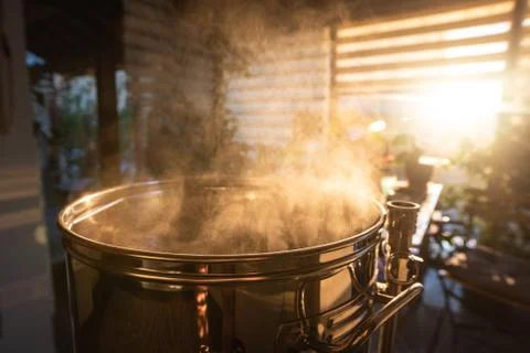 Brewing at home Stock Photos