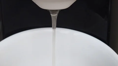Brewing hot water Stock Footage 120397036