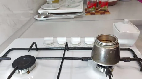 Brewing Perfection. Throw up Coffee Like a Pro Stock Footage 303414231