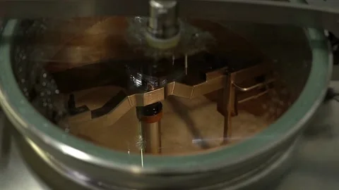 Brewing process. Beer equipment. The paddles stir. Stock Footage 136685738