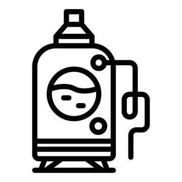 Brewing process icon outline vector. Beer factory Stock Illustration