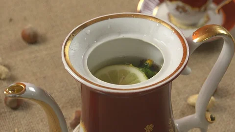 Brewing Tea Stock-Footage 98541377