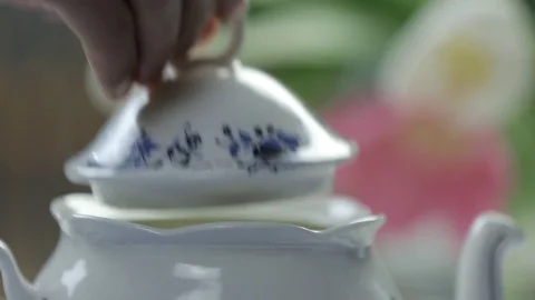 Brewing Tea Stock Footage 98595061