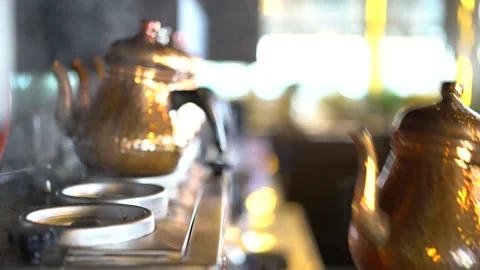 Brewing tea in a teapot Stock Footage 167588148