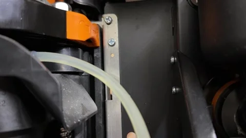 Brewing unit rotating inside coffee vending machine, internal mechanism Stock Footage 337117076