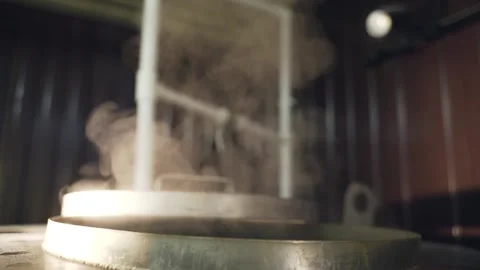 Brewing vat Stock Footage 153269261