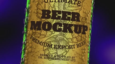 Brewmaster Beer Ad After Effects stock