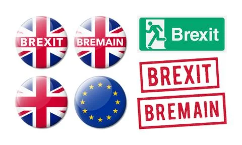 Brexit Bremain Stock Illustration