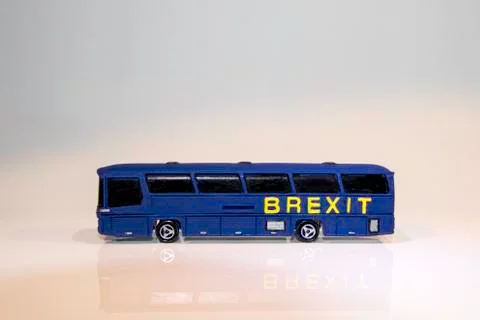 The Brexit Bus Stock Photos
