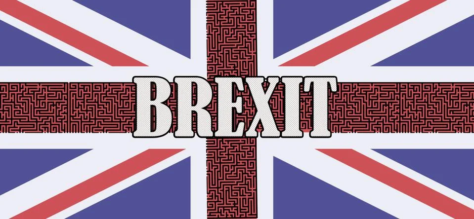 Brexit concept Stock Illustration