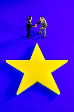 Brexit Discussions Stock Photos