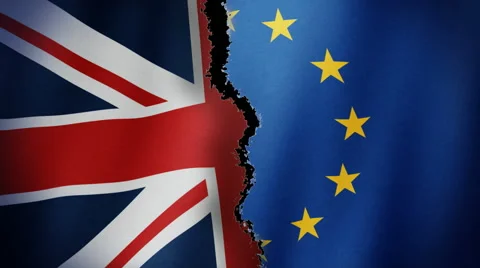 Brexit Flag Loop Vídeo Stock 64640553