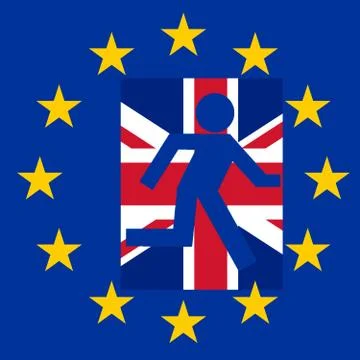 Brexit, leaving the EU Stock Illustration