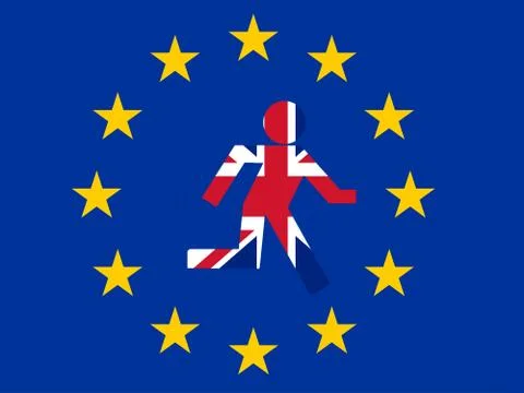 Brexit, leaving the EU Stock Illustration