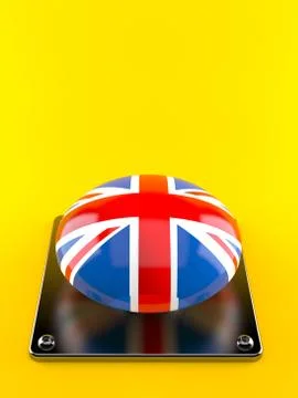 Brexit push button Stock Illustration