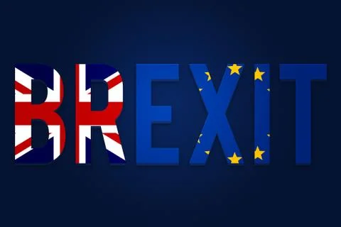 Brexit Slogan Stock Illustration