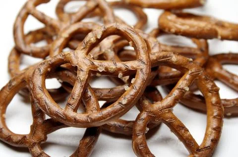 Brezel - 2 Stock Photos