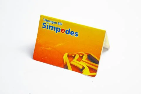 BRI Simpedes on white background Stock-Fotos
