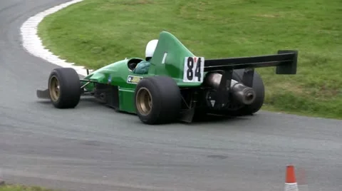 Brian Walker driving a Brytec DP2000 at the Loton Park Hill Climb Video stock 11633574
