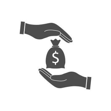 Bribe, bribery, corruption icon. Vector illustration, flat design. Stock Illustration