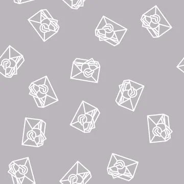 Bribe compliance line vector seamless pattern イラスト素材
