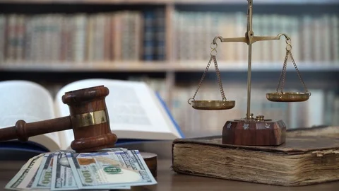 Bribe Of Judge Stock Footage 86798776
