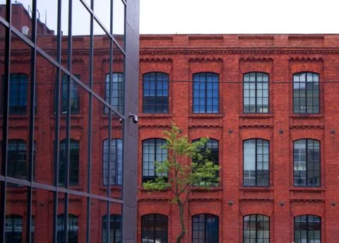 Brich building Stock Photos
