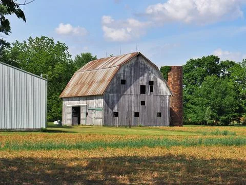 Brick and Barn Foto stock